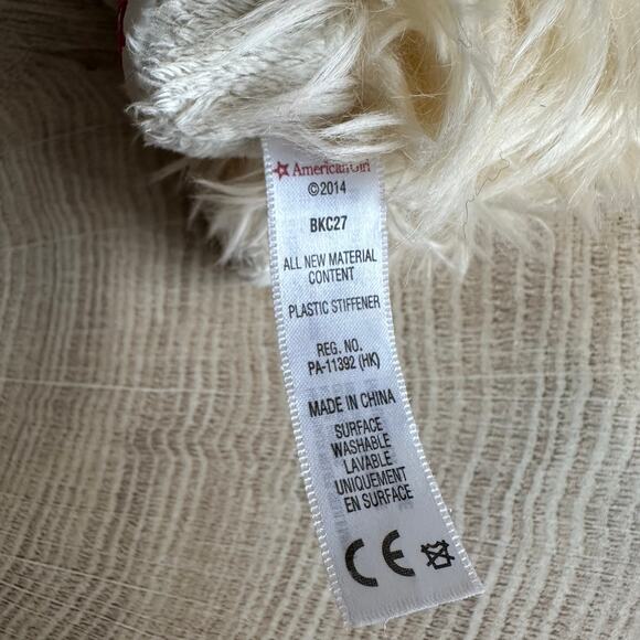 American Girl Truly Me Dog 2014 Pomeranian Magnetic Poseable with bone - Picture 8 of 11